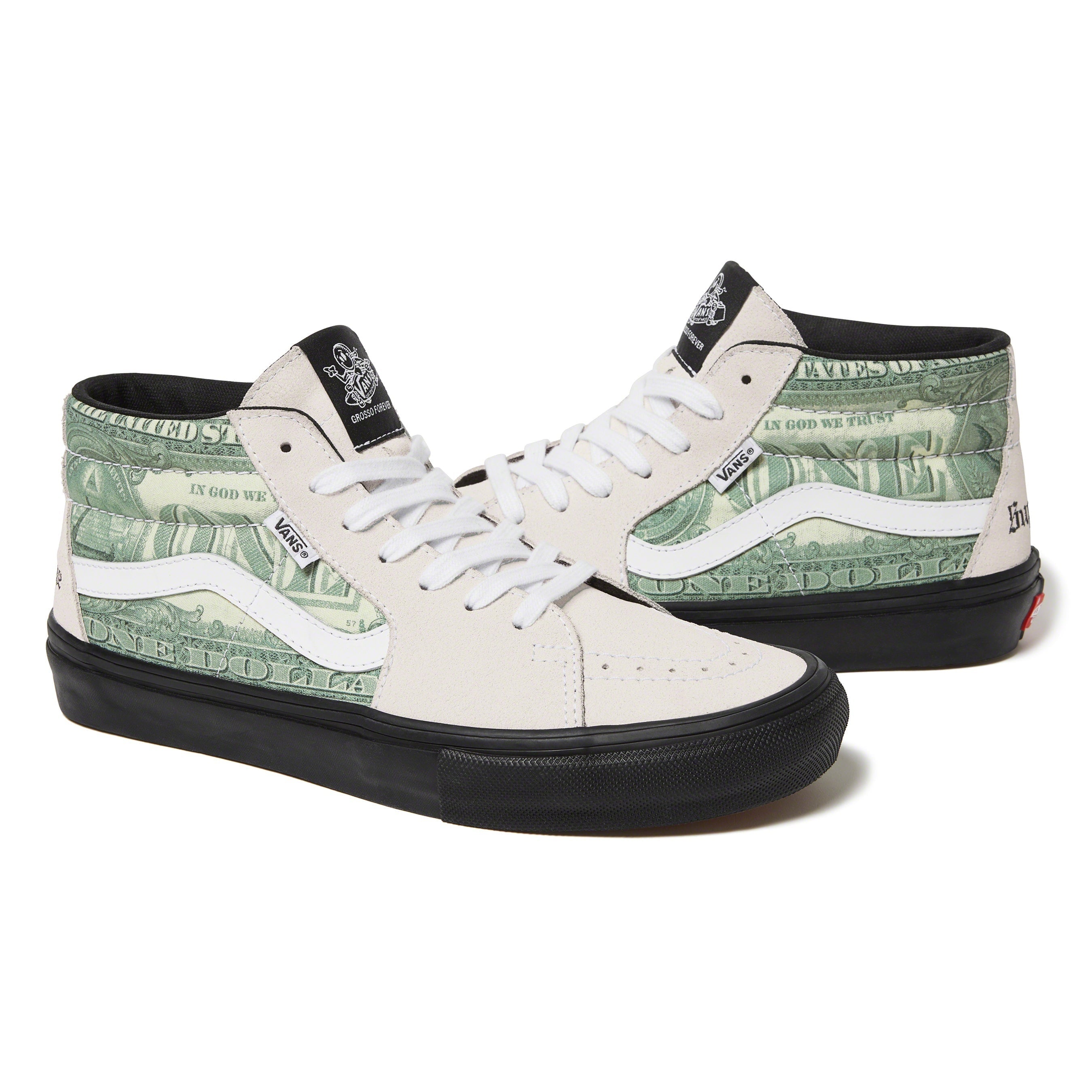 Supreme®/ Vans® Dollar Skate Grosso Mid view 8
